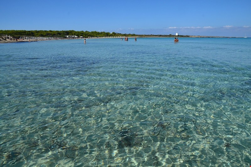 Spiaggia di Baia Verde a Gallipoli