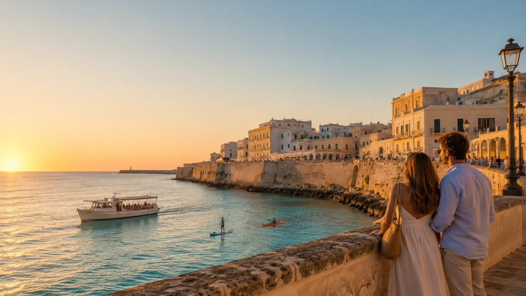 Esperienze e tramonto a Gallipoli