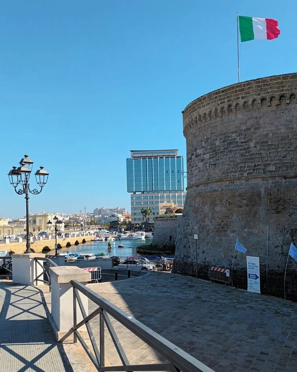 Accesso al centro storico di Gallipoli