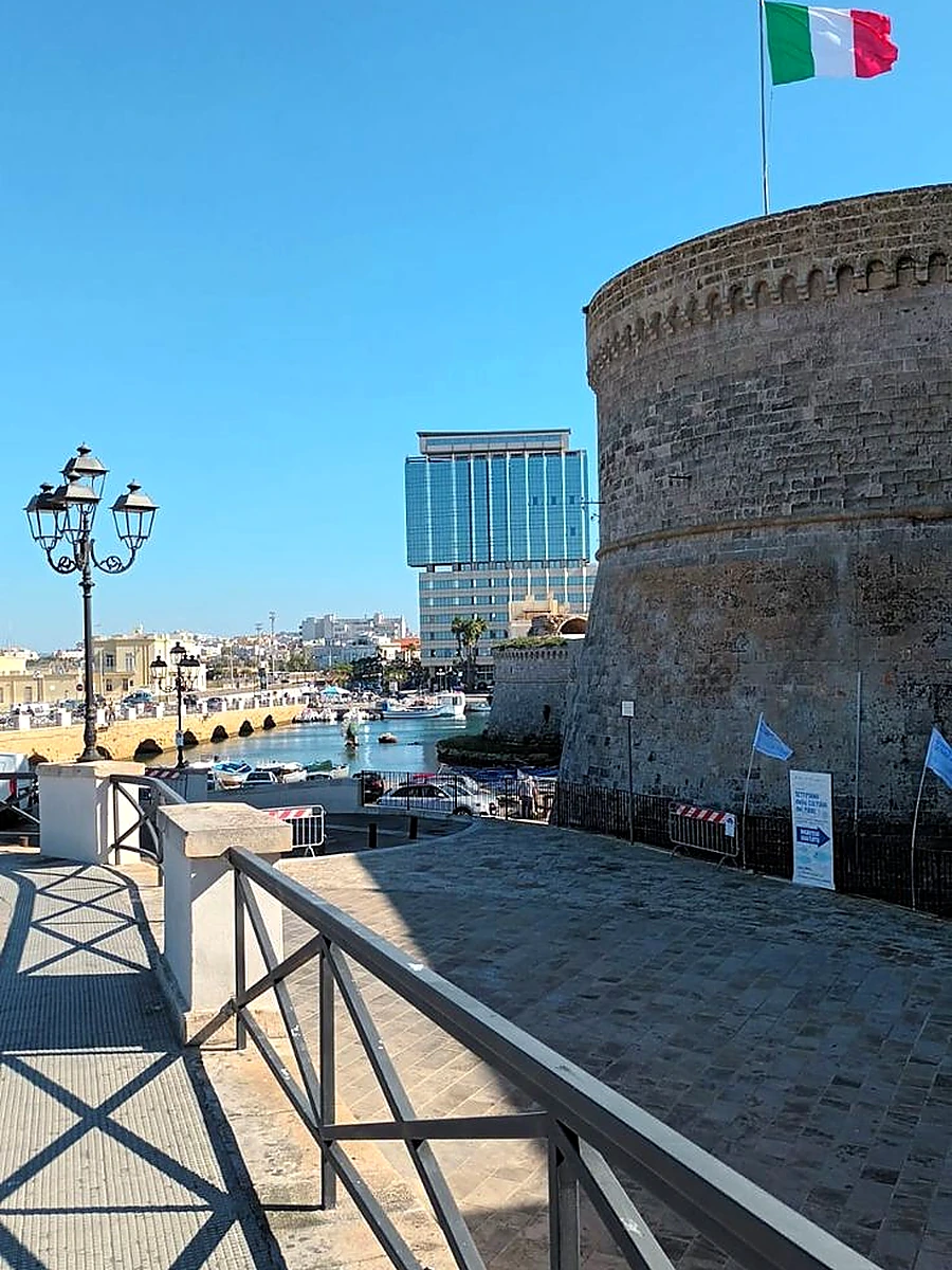 Accessi e parcheggi vicino al centro storico di Gallipoli